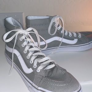 Grey High Top Vans